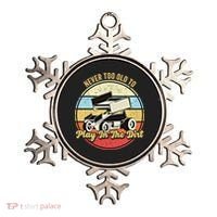 Never Too Old To Play In The Dirt Funny Sprint Car Racing Cute Gift Ornament thumb 0