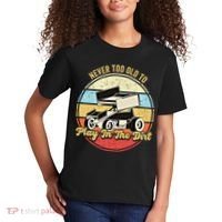 Never Too Old To Play In The Dirt Funny Sprint Car Racing Cute Gift Kids T-Shirt thumb 2
