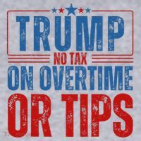 No Tax On Overtime Or Tips Women's Sweatshirt thumb 2