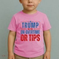 No Tax On Overtime Or Tips Toddler T-Shirt thumb 2