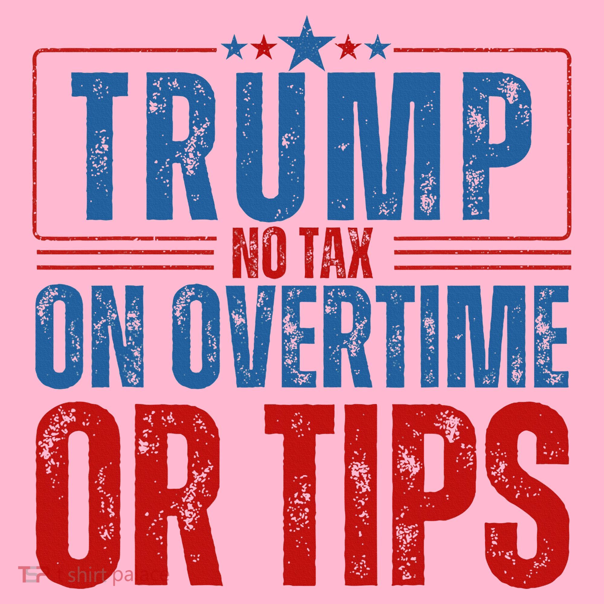 No Tax On Overtime Or Tips Kids Long Sleeve Shirt