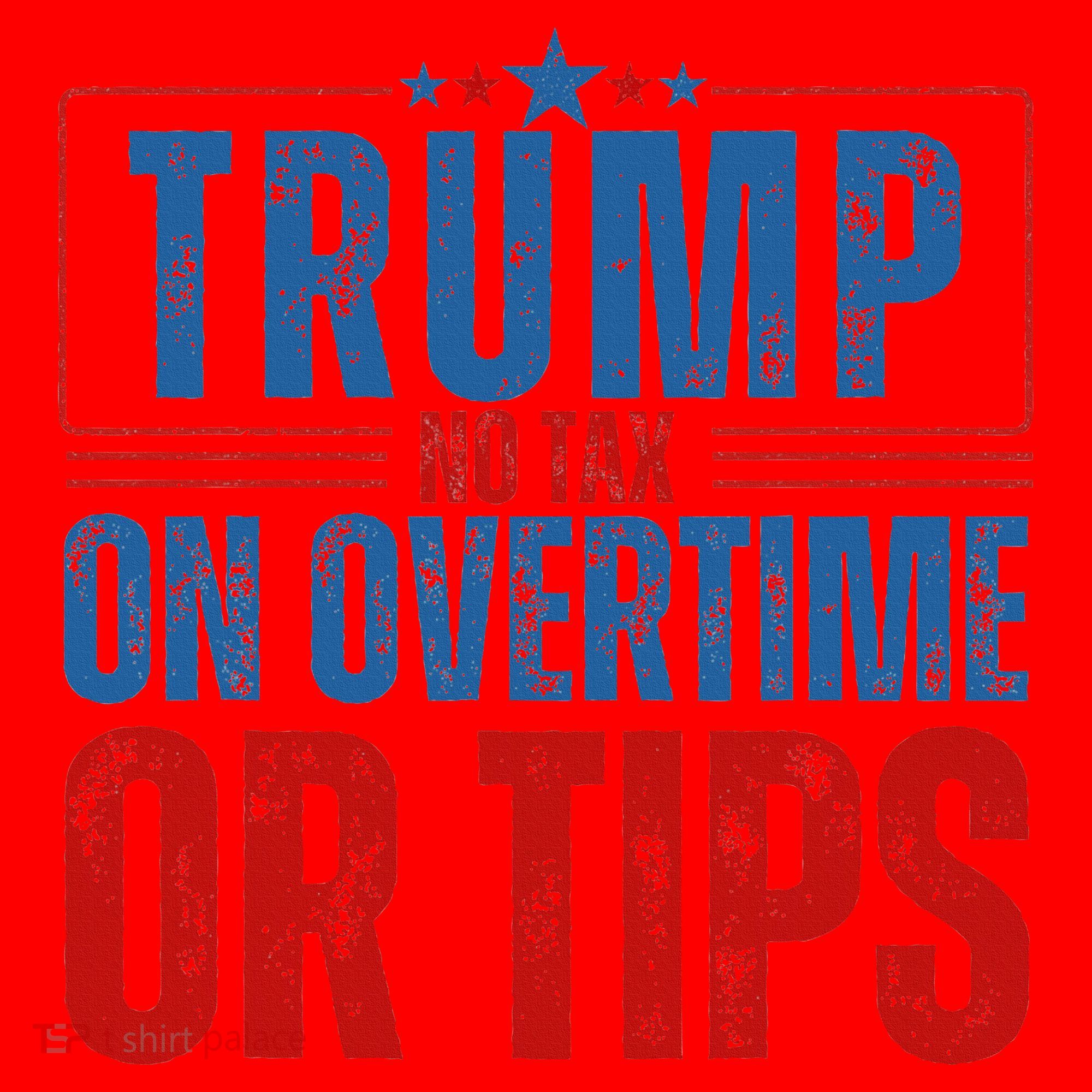 No Tax On Overtime Or Tips Santa Hat