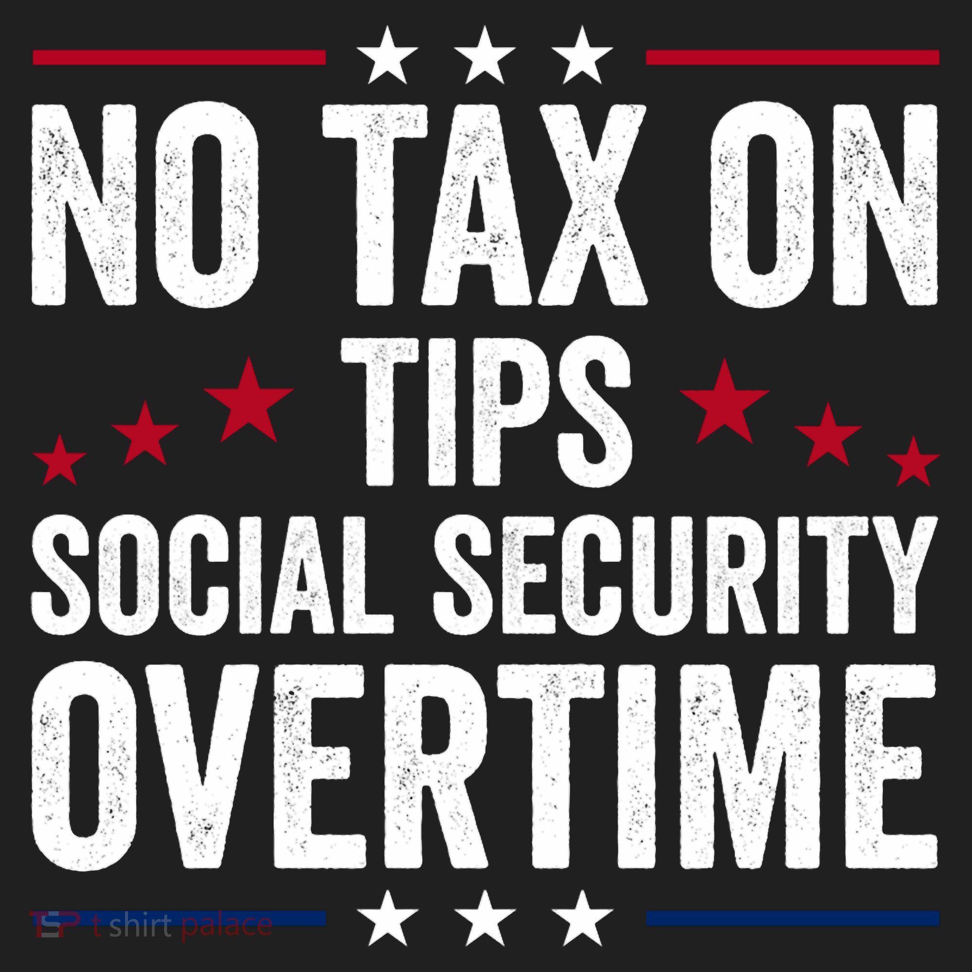No Tax On Tips Social Security Overtime Trump 2024 Women's Sweatshirt