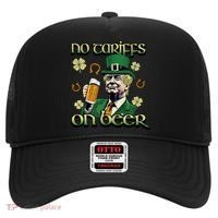 No Tariffs On Beer Funny St Patricks Day Trump Hat thumb 0