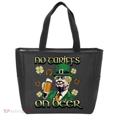 No Tariffs On Beer Funny St Patricks Day Trump Bag