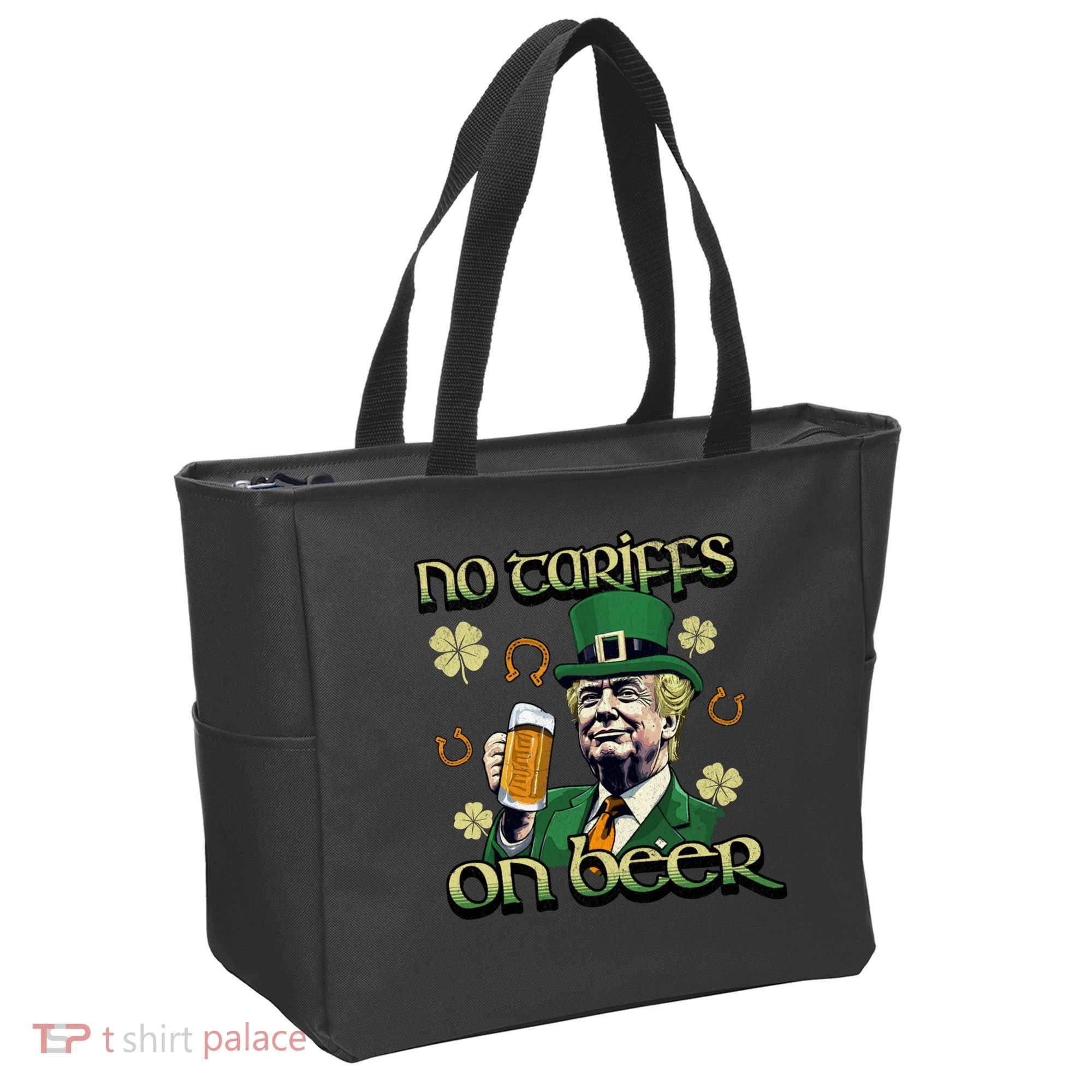 No Tariffs On Beer Funny St Patricks Day Trump Tote Bag