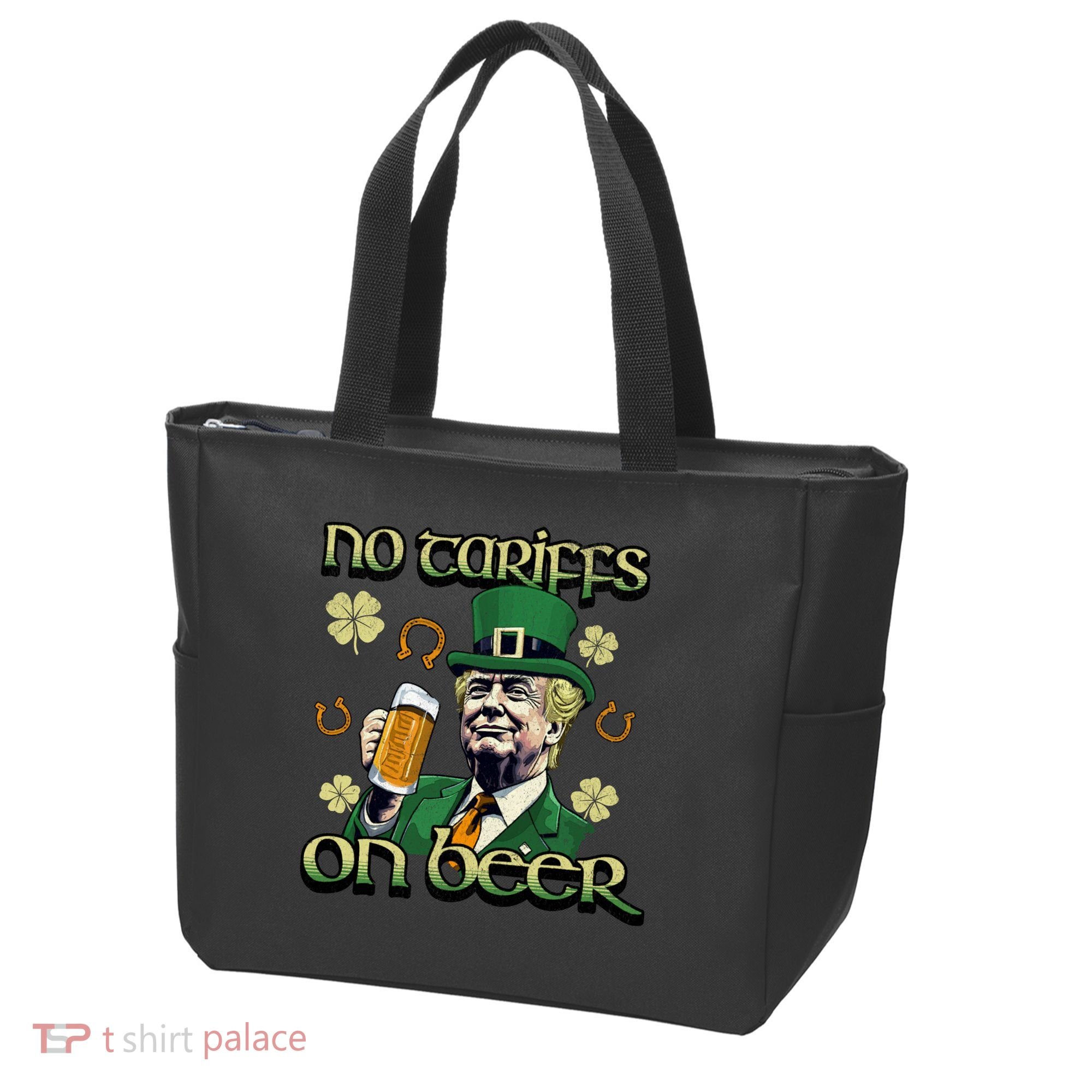No Tariffs On Beer Funny St Patricks Day Trump Tote Bag