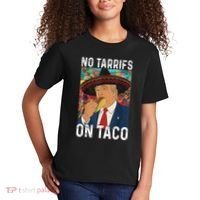 No Tariffs On Taco Funny Mexican Fiesta Cinco De Mayo Trump Kids T-Shirt thumb 2