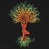 Nature Tree Of Life Yoga Colorful T-Shirt thumb 7