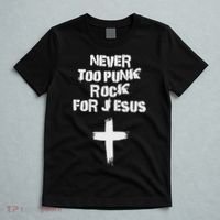 Never Too Punk Rock For Jesus Religious Christian Bands T-Shirt thumb 5