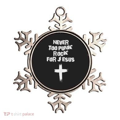 Never Too Punk Rock For Jesus Religious Christian Bands Ornament
