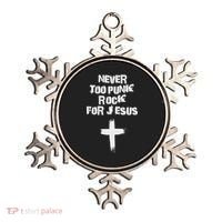 Never Too Punk Rock For Jesus Religious Christian Bands Ornament thumb 0