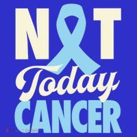 Not Today Prostate Cancer Light Blue Ribbon Awareness Gift Women's Tank Top thumb 5
