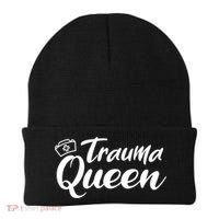 Nursing Trauma Queen Nicu Icu Nurse Er Gift Funny Gift Beanie thumb 0