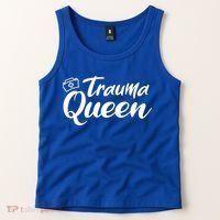 Nursing Trauma Queen Nicu Icu Nurse Er Gift Funny Gift Tank Top thumb 2