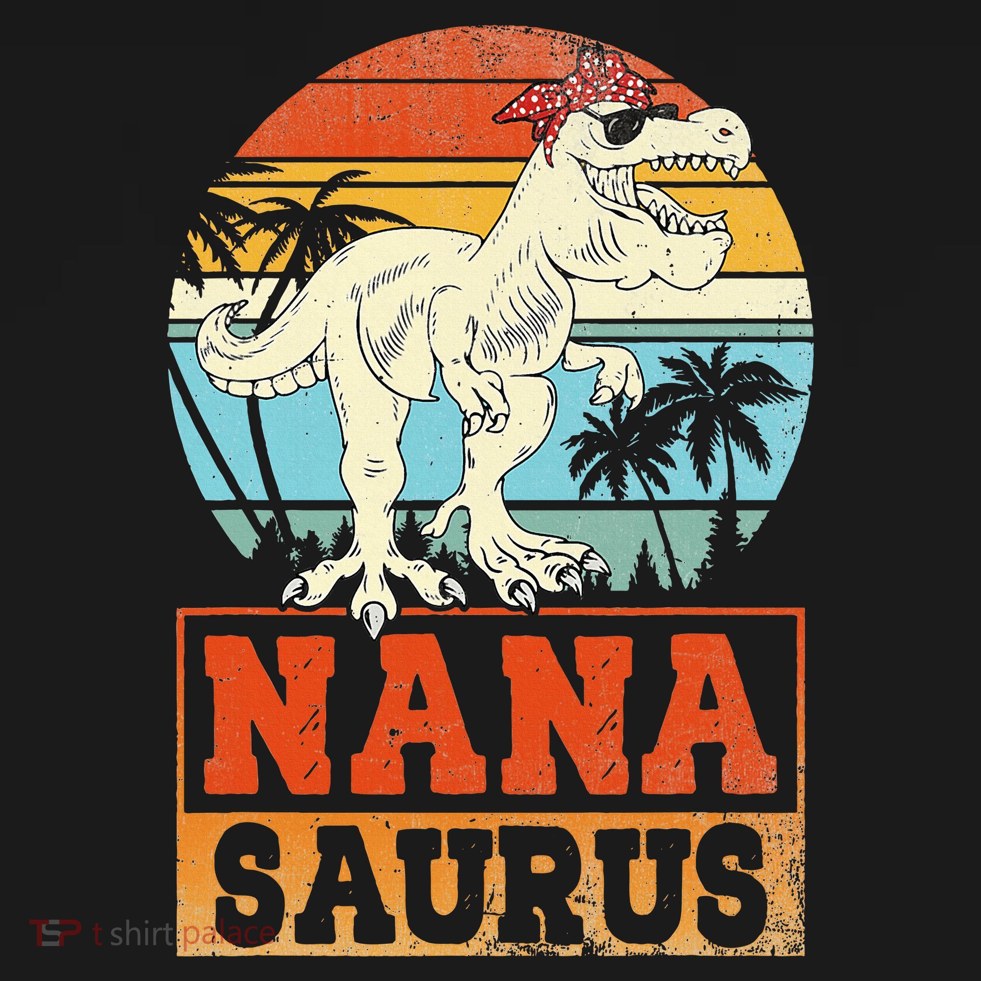 Nanasaurus T Rex Dinosaur Nana Saurus Family Matching Sweatshirt