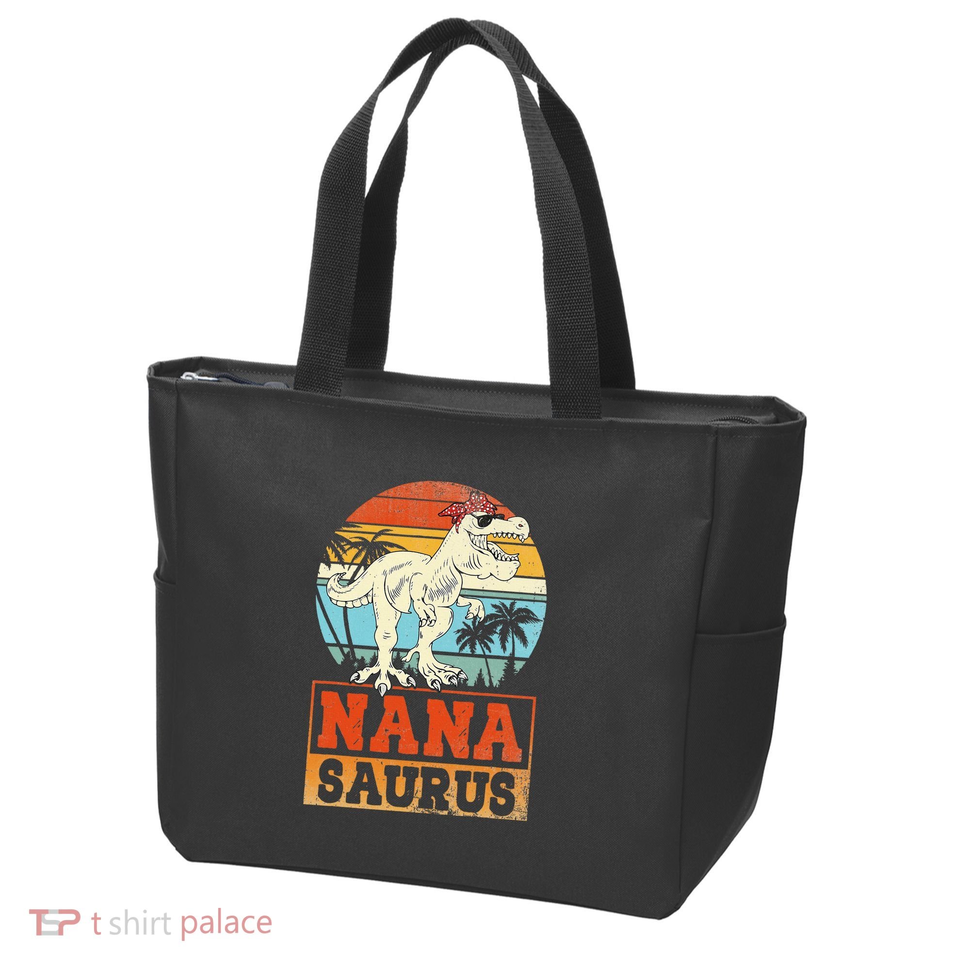 Nanasaurus T Rex Dinosaur Nana Saurus Family Matching Tote Bag