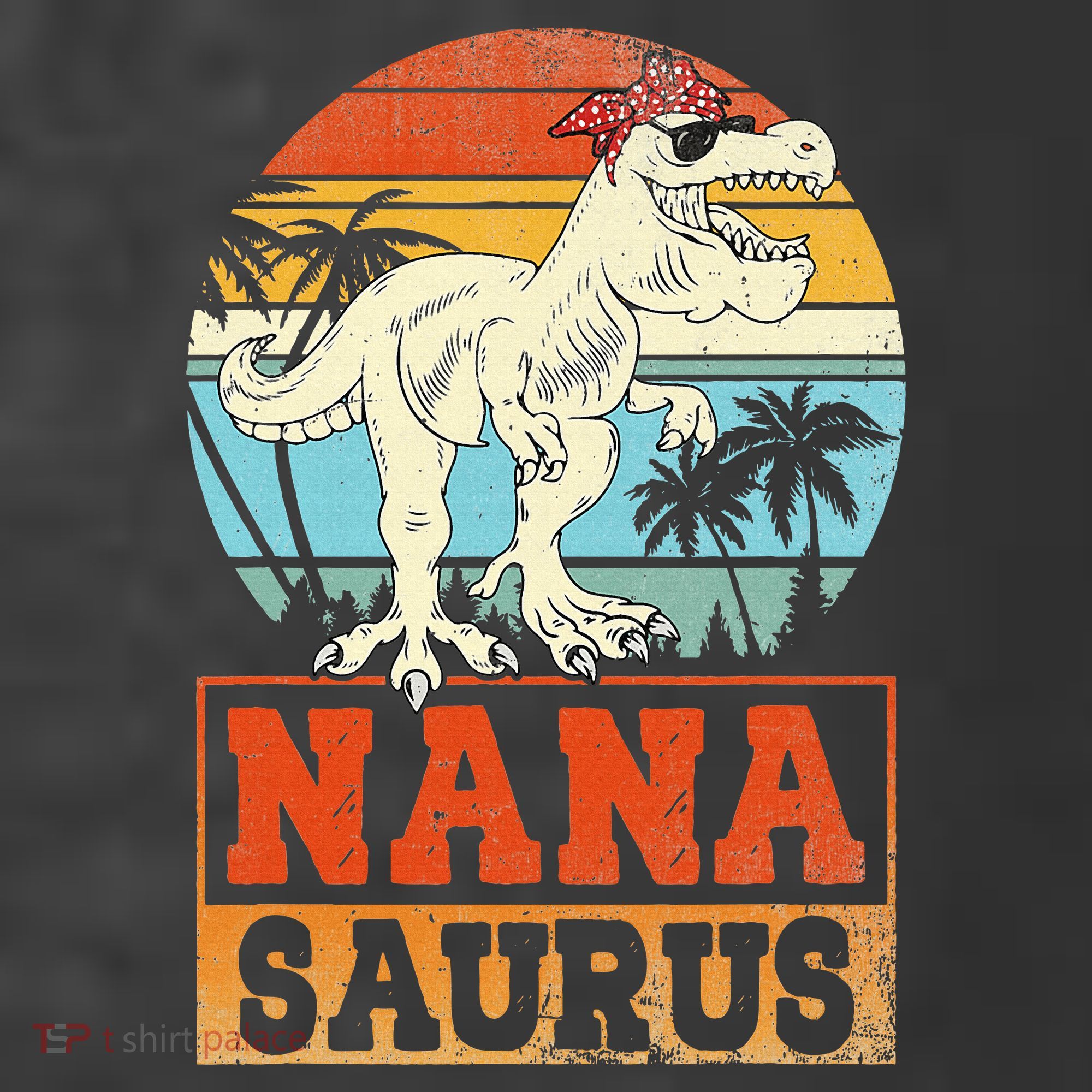 Nanasaurus T Rex Dinosaur Nana Saurus Family Matching Women's Hoodie