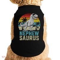 Nephewsaurus T Rex Dinosaur Nephew Saurus FatherS Family Doggie Tank thumb 0
