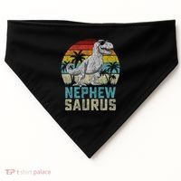 Nephewsaurus T Rex Dinosaur Nephew Saurus FatherS Family USA-Made Doggie Bandana thumb 0