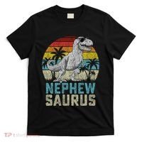 Nephewsaurus T Rex Dinosaur Nephew Saurus FatherS Family T-Shirt thumb 0