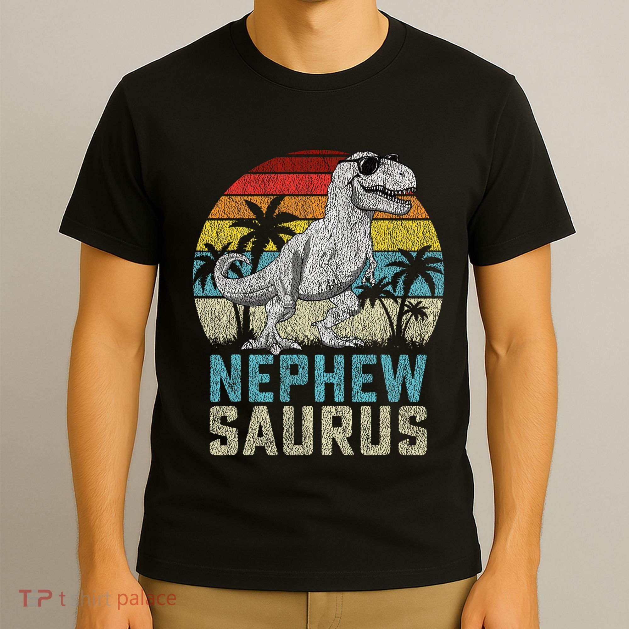 Nephewsaurus T Rex Dinosaur Nephew Saurus FatherS Family T-Shirt