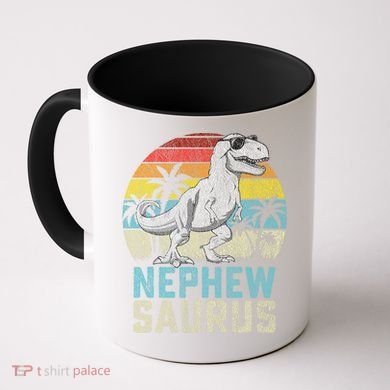 Nephewsaurus T Rex Dinosaur Nephew Saurus FatherS Family Coffee Mug