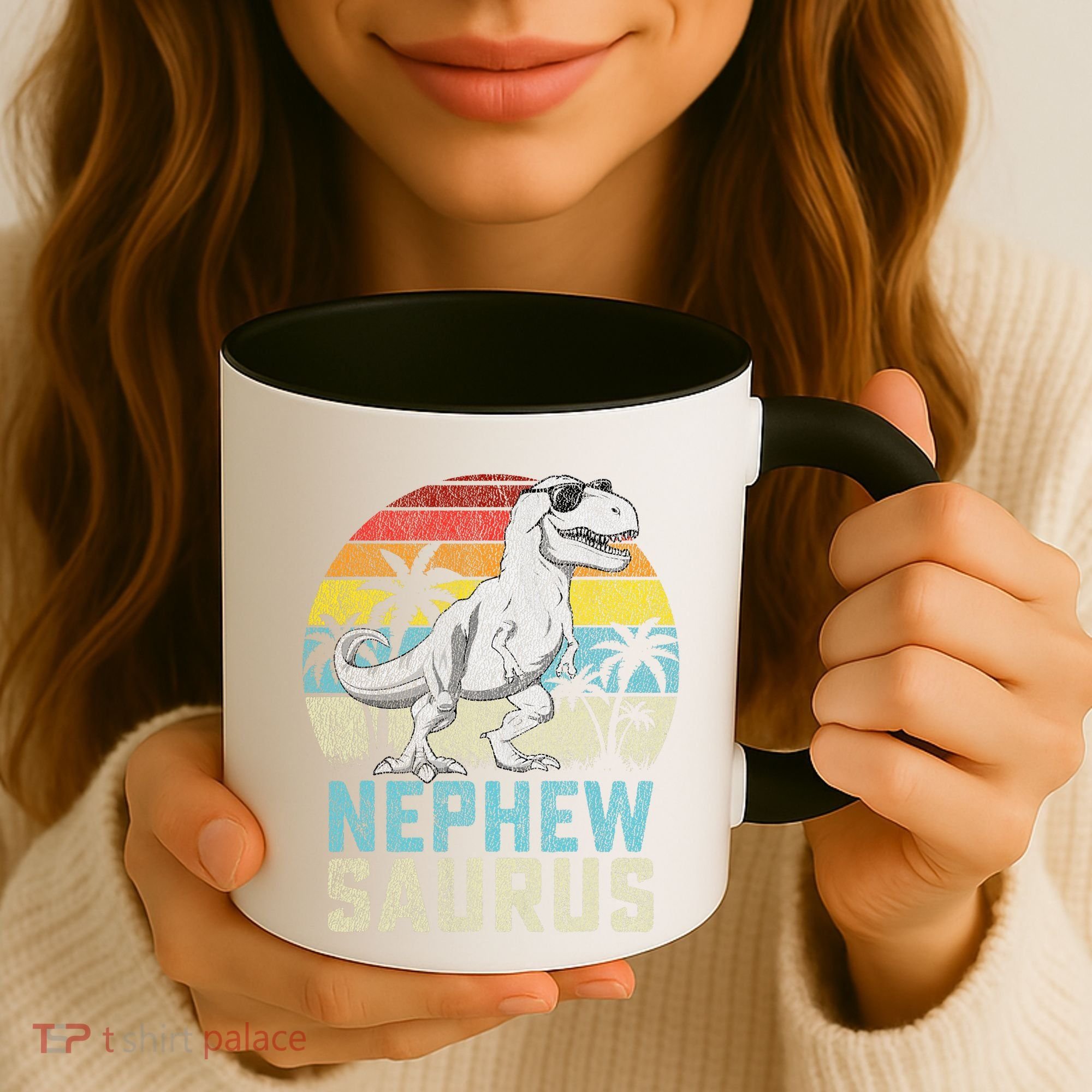 Nephewsaurus T Rex Dinosaur Nephew Saurus FatherS Family Coffee Mug