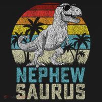 Nephewsaurus T Rex Dinosaur Nephew Saurus FatherS Family Mousepad thumb 1