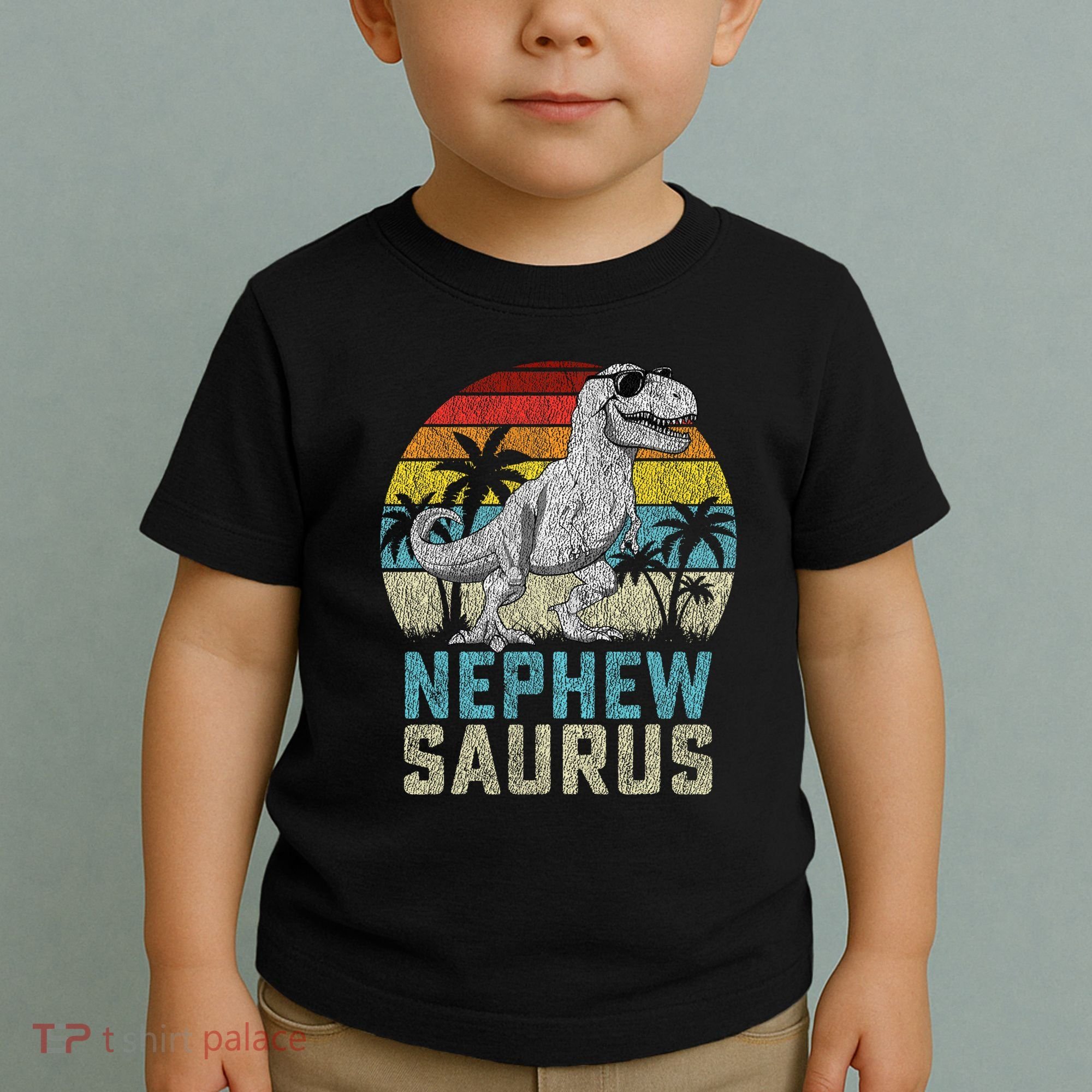 Nephewsaurus T Rex Dinosaur Nephew Saurus FatherS Family Toddler T-Shirt