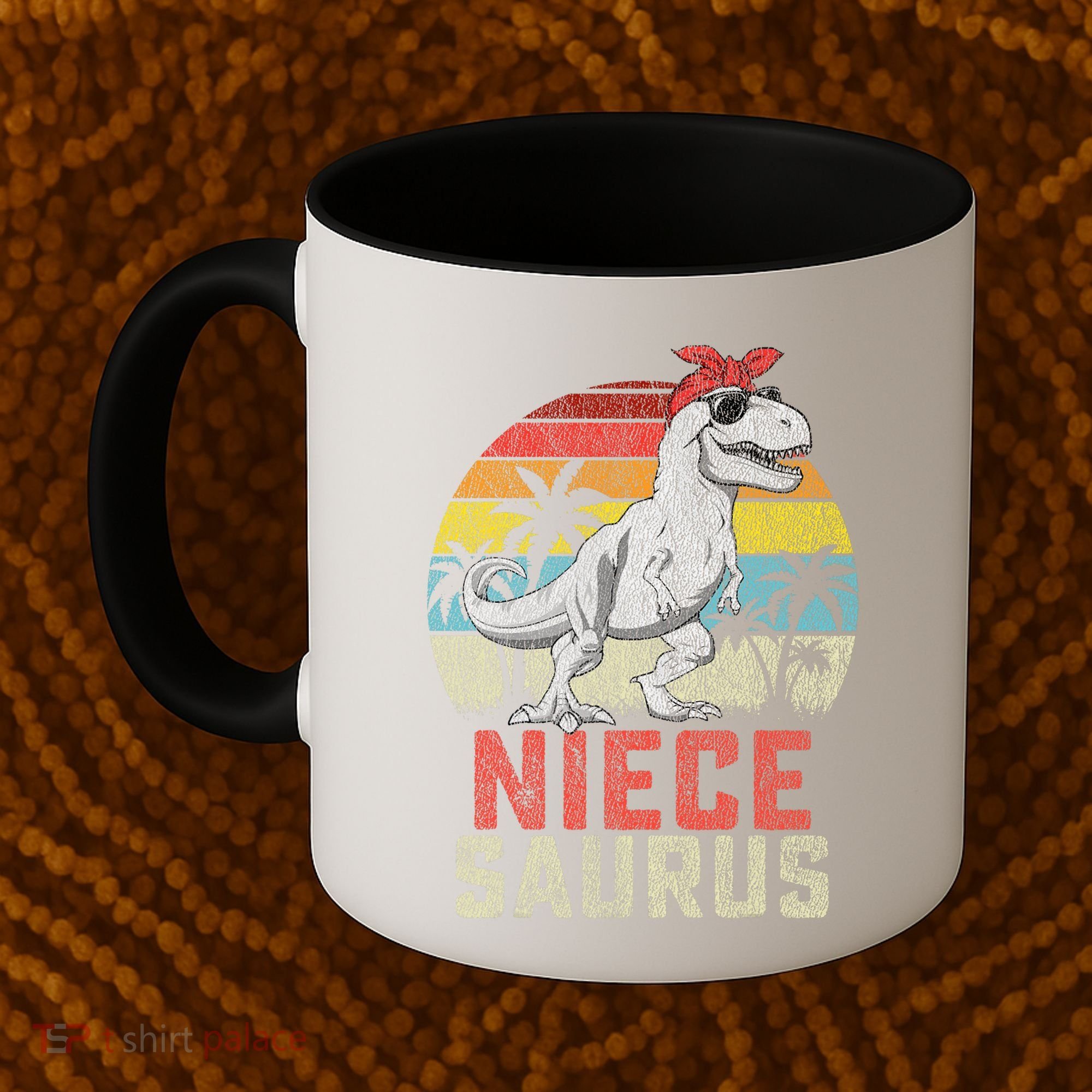Niecesaurus T Rex Dinosaur Niece Saurus MotherS Family Coffee Mug