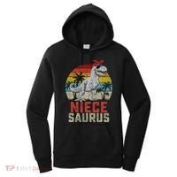 Niecesaurus T Rex Dinosaur Niece Saurus MotherS Family Women's Hoodie thumb 0