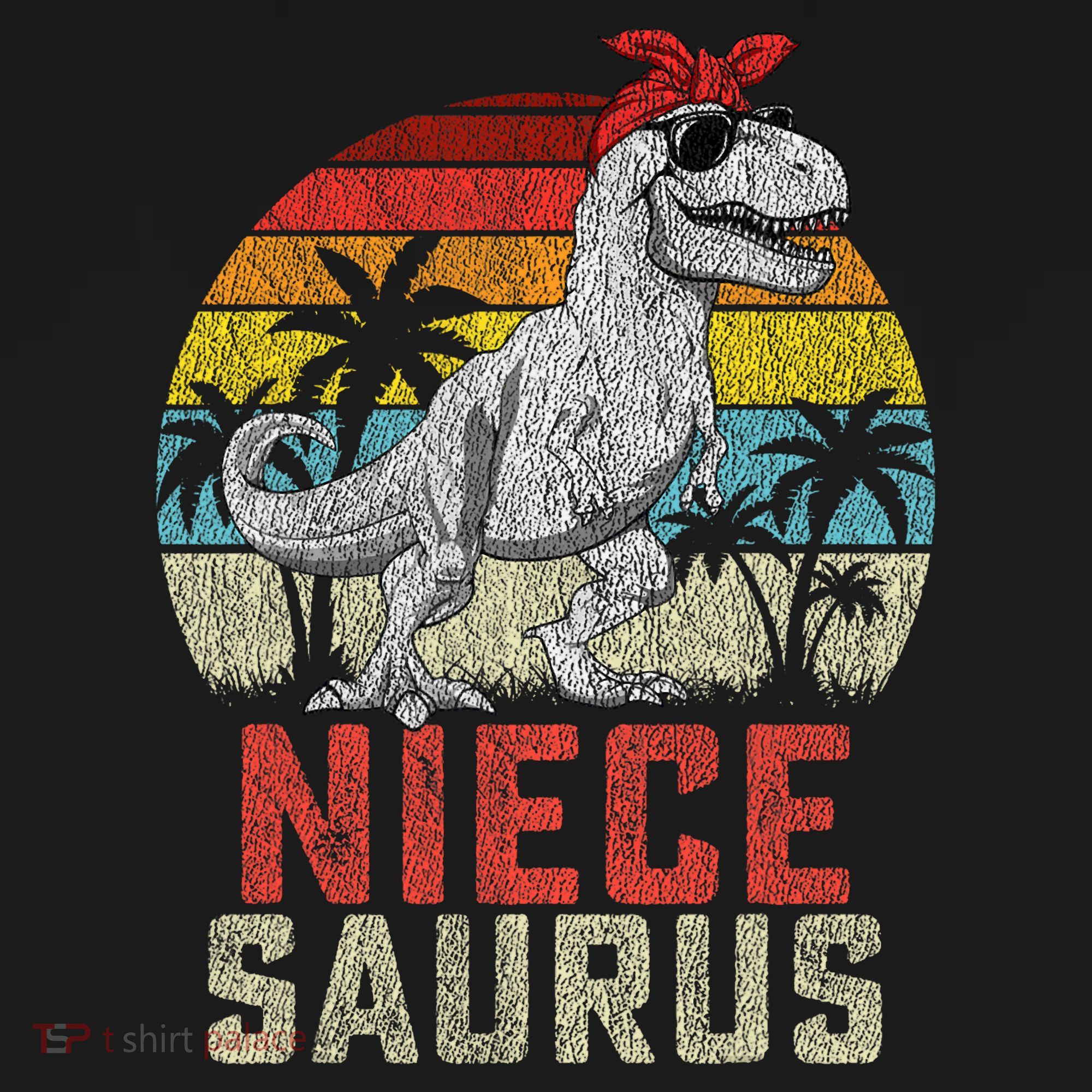 Niecesaurus T Rex Dinosaur Niece Saurus MotherS Family Women's Hoodie