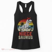 Niecesaurus T Rex Dinosaur Niece Saurus MotherS Family Women's Tank Top thumb 0