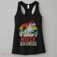 Niecesaurus T Rex Dinosaur Niece Saurus MotherS Family Women's Tank Top thumb 3