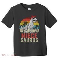 Niecesaurus T Rex Dinosaur Niece Saurus MotherS Family Toddler T-Shirt thumb 0