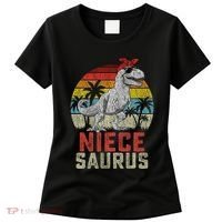 Niecesaurus T Rex Dinosaur Niece Saurus MotherS Family Women's T-Shirt thumb 0
