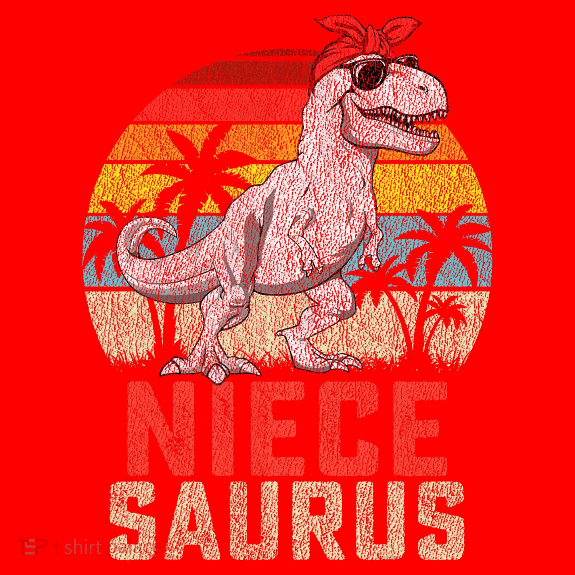 Niecesaurus T Rex Dinosaur Niece Saurus MotherS Family Santa Hat