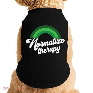 Normalize Therapy Rainbow Mental Health Matters Doggie Tank