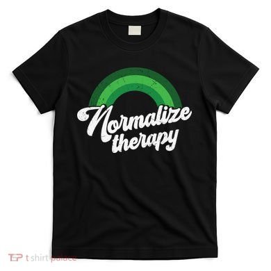 Normalize Therapy Rainbow Mental Health Matters T-Shirt