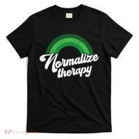 Normalize Therapy Rainbow Mental Health Matters T-Shirt thumb 0