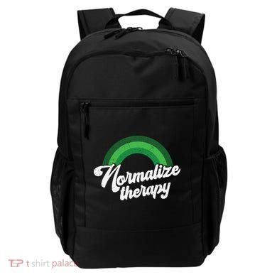 Normalize Therapy Rainbow Mental Health Matters Backpack