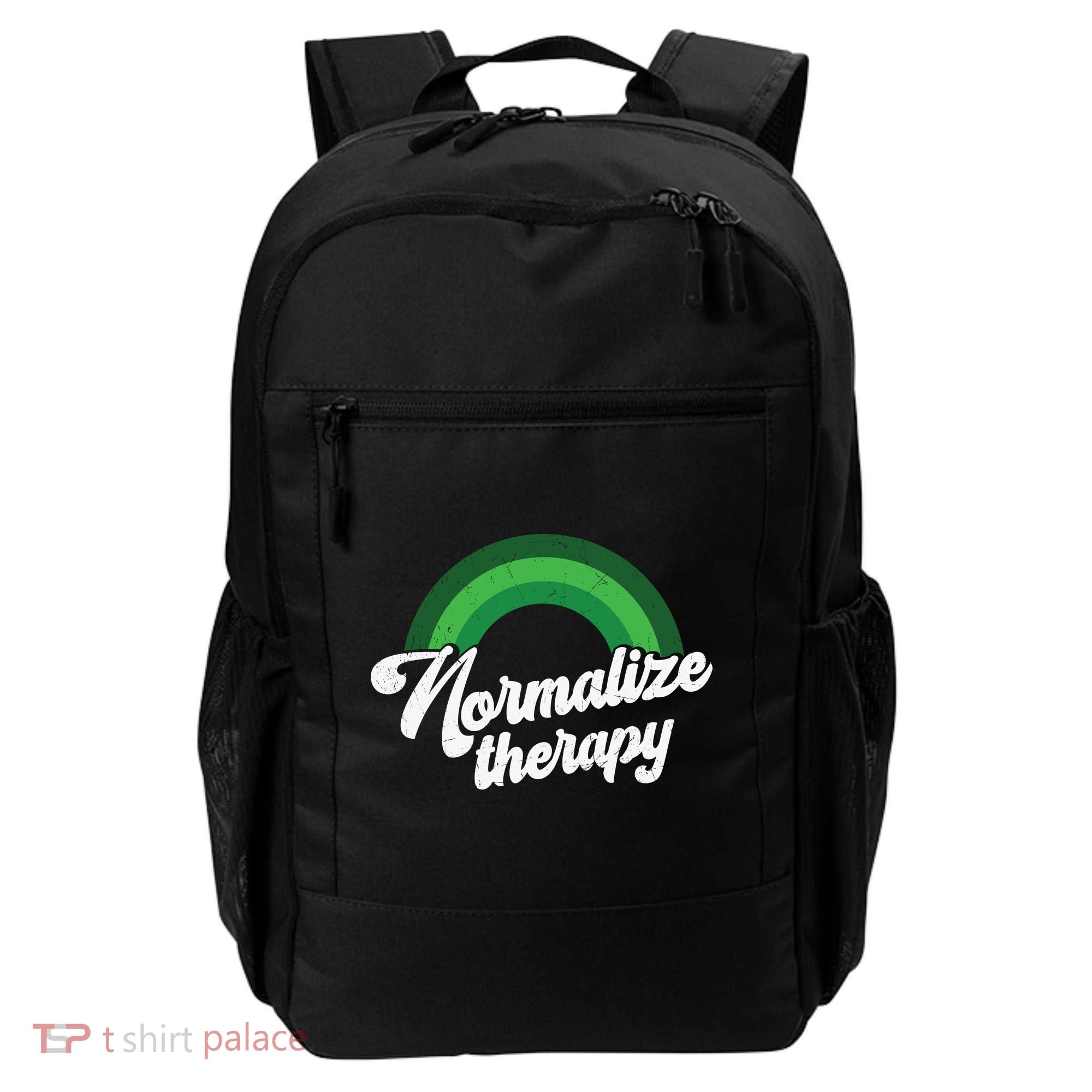 Normalize Therapy Rainbow Mental Health Matters Backpack