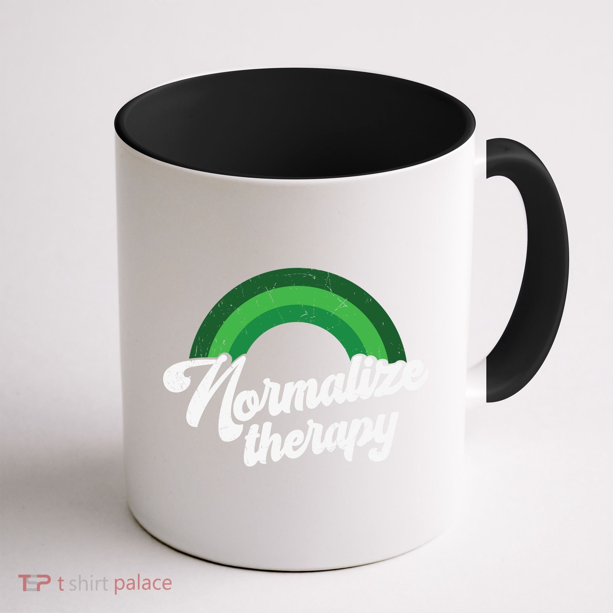 Normalize Therapy Rainbow Mental Health Matters Coffee Mug
