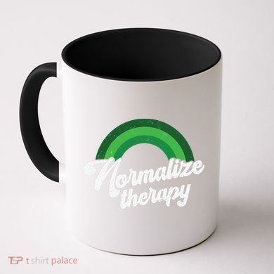 Normalize Therapy Rainbow Mental Health Matters Coffee Mug