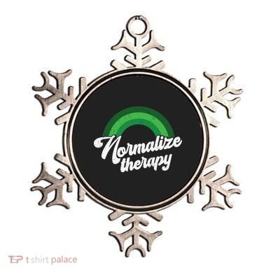 Normalize Therapy Rainbow Mental Health Matters Ornament