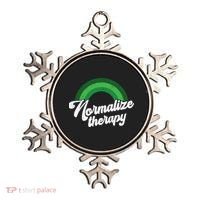 Normalize Therapy Rainbow Mental Health Matters Ornament thumb 0