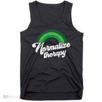 Normalize Therapy Rainbow Mental Health Matters Tank Top thumb 0