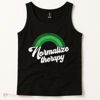 Normalize Therapy Rainbow Mental Health Matters Tank Top thumb 2