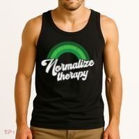 Normalize Therapy Rainbow Mental Health Matters Tank Top thumb 3